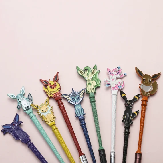 9 Piece Eevee Anime Pokemon Makeup Brush Set for Girls 4 | PricZone