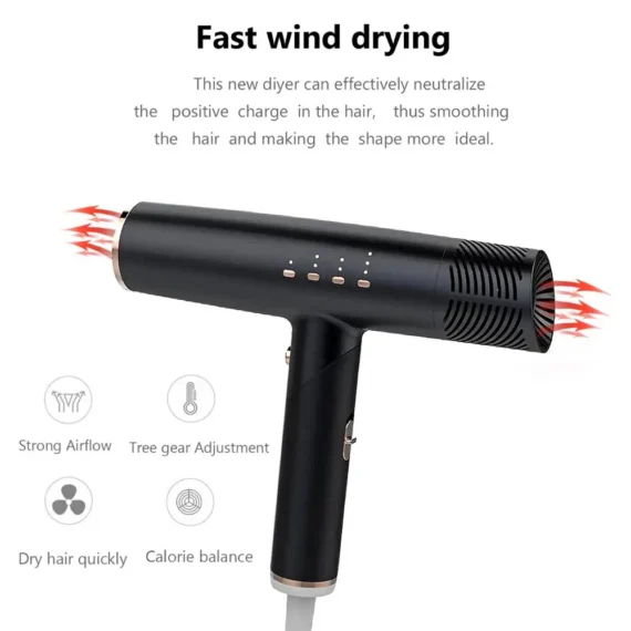 UKLISS Ionic Hair Dryer Fast Drying Low Noise 3 | PricZone