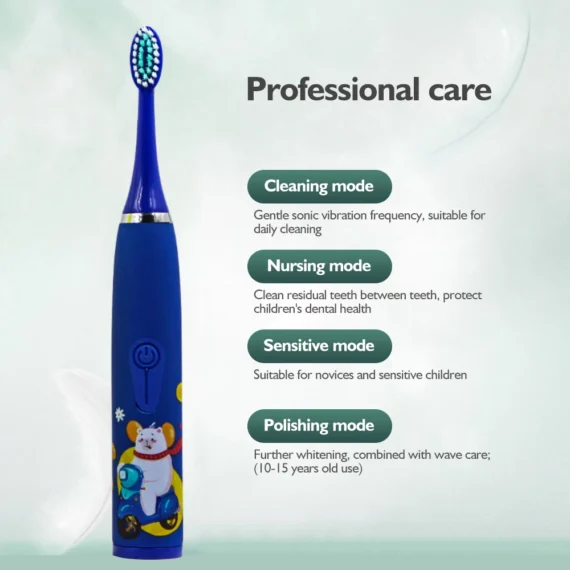 Kids Electric Toothbrush Rechargeable Cartoon Design 2 | PricZone