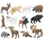 12pc Mini Safari Animal Figures – Educational Toy Set