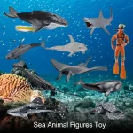 20 Piece Ocean Animal Figurines Toy Set for Cake 5 | PricZone