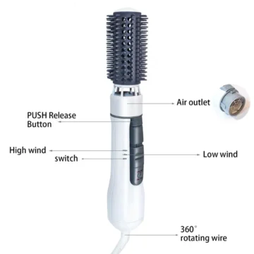 UKLISS 8 in 1 Hair Styler Dry Straighten  Wave 2 | PricZone