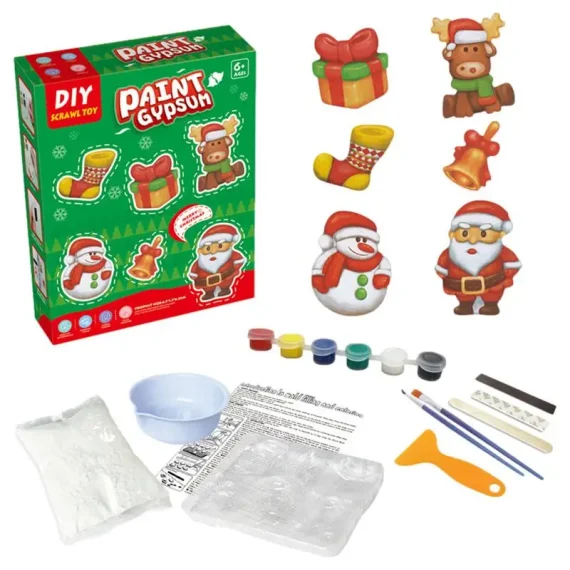 Kids DIY Gypsum Painting Set Cartoon Animal Space 3 | PricZone