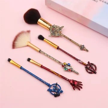 Marvel Avengers 5-Piece Makeup Brush Set with Logo 2