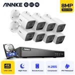 ANNKE 8CH 4K DVR Security Kit 4x8MP IP67 Cameras 1 | PricZone