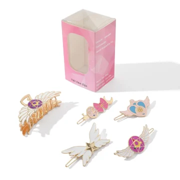 Anime Sailor Moon 5-Piece Hair Clip Set for Cosplay 2
