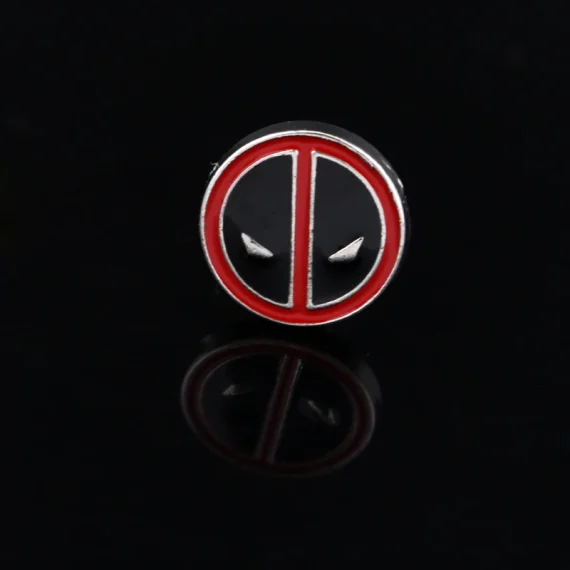 Deadpool Enamel Cufflinks Marvel Superhero Metal Gift 4 | PricZone