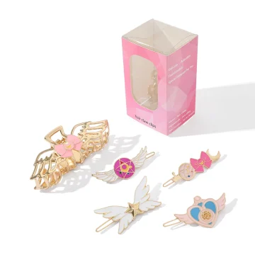 Anime Sailor Moon 5 Piece Hair Clip Set for Cosplay 1 | PricZone