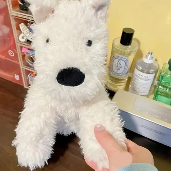 22cm Fluffy Westie Plush Toy 3 | PricZone