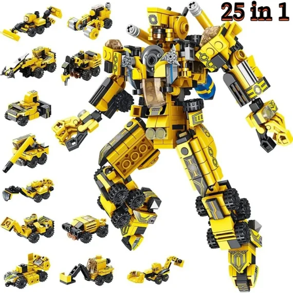 Transforming Robot Blocks Car Set for Kids Birthdays | PricZone