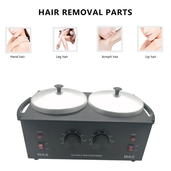 Double Wax Warmer Machine for Hair Removal Salon Use 6 | PricZone