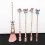 Stitch Cartoon 5pc Makeup Brush Set Anime Gift