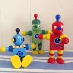 Colorful Wooden Robot Transformer Toy for Kids 1 | PricZone