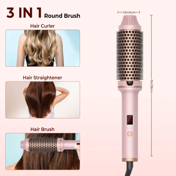 Hair Curling Brush Versatile Styling Tool 3 | PricZone