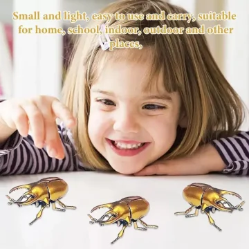 Realistic Mini Insect Wind Up Toys Beetles Bees Crickets 2