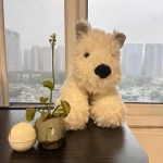 22cm Fluffy Westie Plush Toy 4 | PricZone