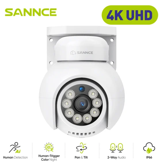 8MP Smart POE Security Camera with Human Tracking 1 | PricZone