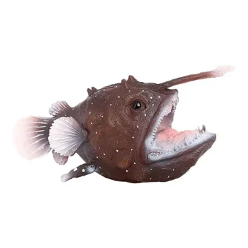 Mini Angler Fish Figurine Ocean Model Educational Toy 1