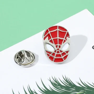 Marvel Superhero Spiderman Metal Badge Brooch for Shirts 2