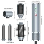 Ionic Hair Dryer Brush Set 5 in 1 Curling Iron Blow 6 | PricZone