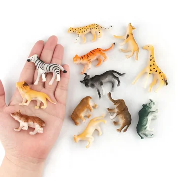 12pc Jungle Animal Figures for Kids Educational Toys 1