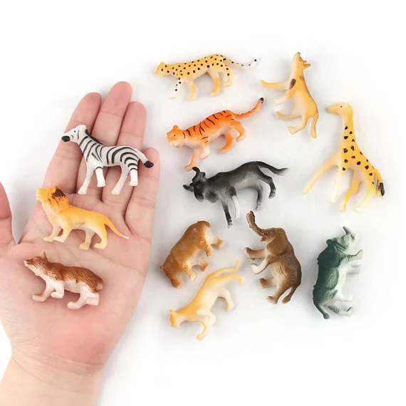 12pc Jungle Animal Figures for Kids Educational Toys 1 | PricZone