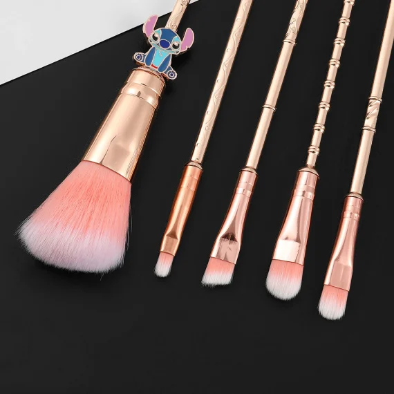 Stitch Cartoon 5pc Makeup Brush Set Anime Gift 5 | PricZone