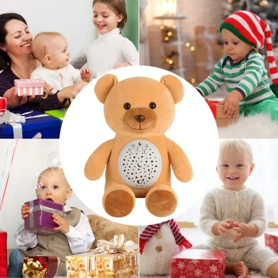 Musical Star Projector Plush Toy for Kids LED Night Light 5 | PricZone