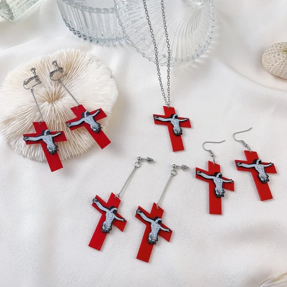 Neon Genesis Evangelion Acrylic Pendant Earrings 6 | PricZone