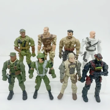 Elite Force Military Figures - 10cm SWAT Team Toy Set 2