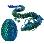 3D Crystal Dragon Figure with Egg Kids Collectible 1 | PricZone