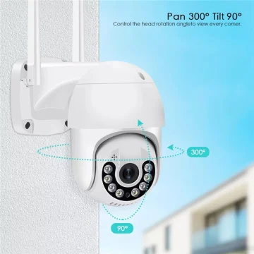 4K Smart PTZ CCTV Camera with AI Detection 2