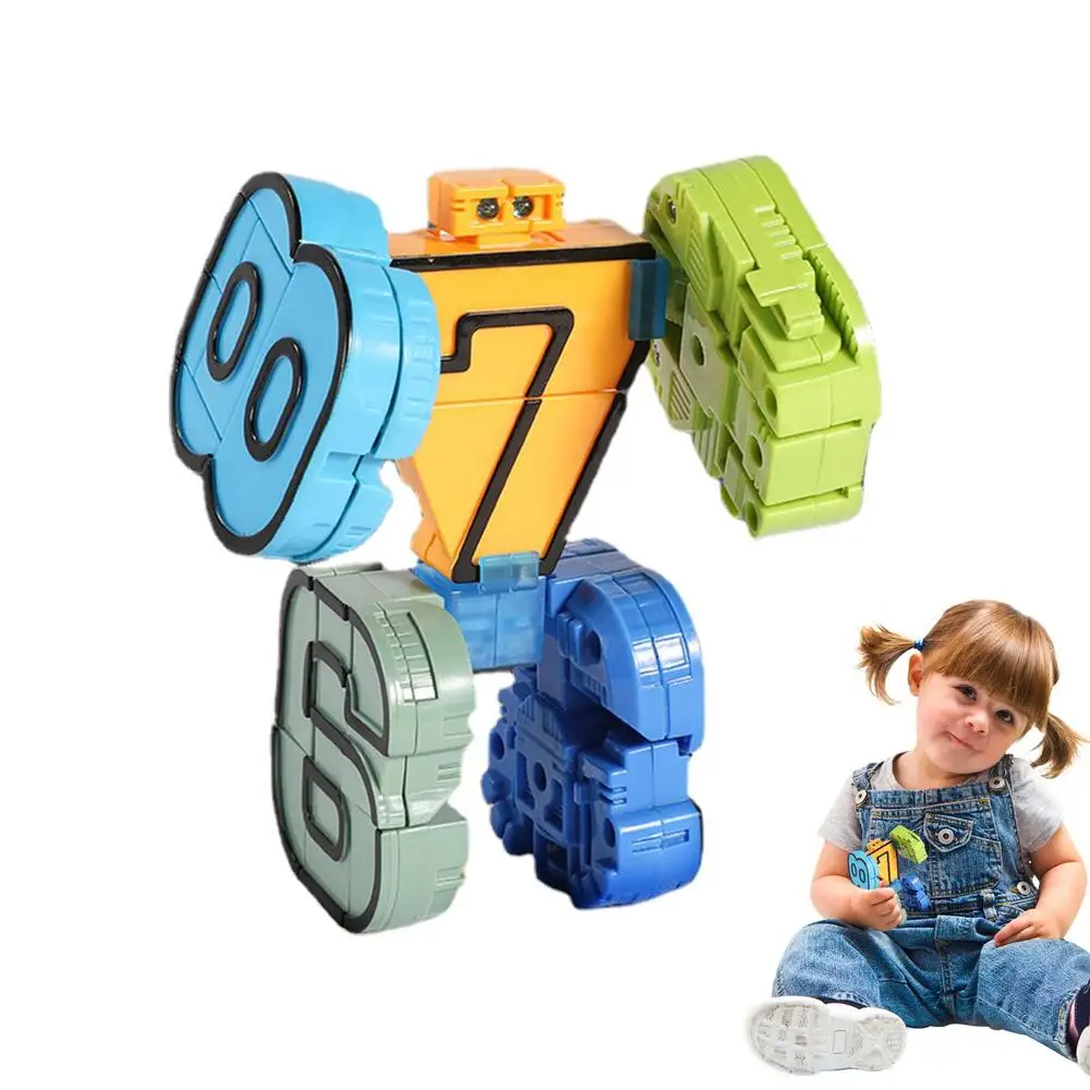 Alphabet Robot Transformer & Learning Blocks for Kids