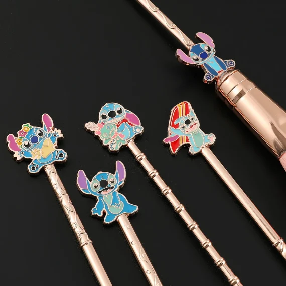 Stitch Cartoon 5pc Makeup Brush Set Anime Gift 3 | PricZone