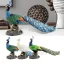 Realistic Peacock Action Figure Toy for Kids