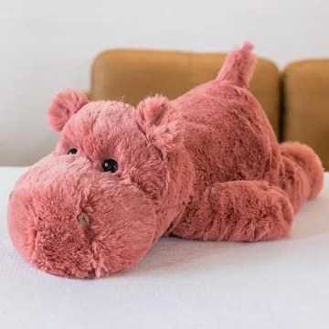 Dinosaur & Hippo Cartoon Weighted Plush Toy 1