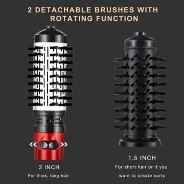 2 in 1 Hair Dryer Brush   Rotating Volumizer  Styler 2 | PricZone