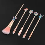 Disney Stitch 5 Piece Makeup Brush Set Cute Functional 2 | PricZone