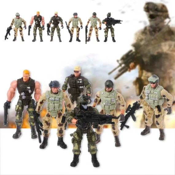 6 Piece Military Action Figure Set for Kids 4 | PricZone