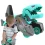 Dino Transformer Toy Car with LED & Music for Kids 3+