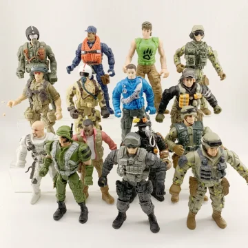 Elite Force Military Figures - 10cm SWAT Team Toy Set 1