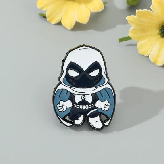 Moon Knight Enamel Lapel Pin Marvel Series Metal Badge 4 | PricZone