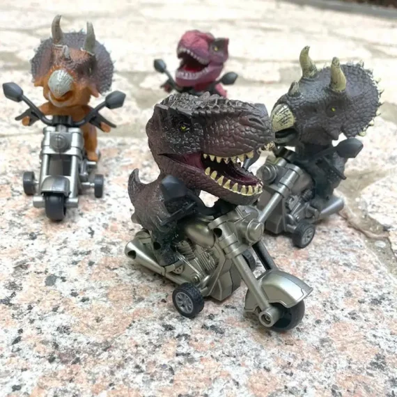 Pull Back Dinosaur Motorcycle Toy for Childrens Gifts 6 | PricZone