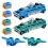 9-Piece Magnetic Transform Robot Truck Set for Kids