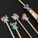 Disney Stitch 5 Piece Makeup Brush Set Cute Functional 4 | PricZone