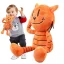 Orange Petey Cat Plush Toy 25cm Cartoon Figure