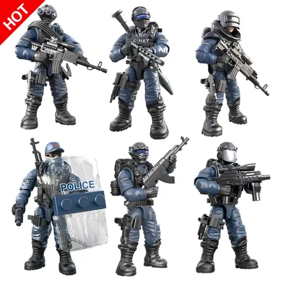 WW2 SWAT Army Soldiers Toy Building Blocks Set 1 | PricZone