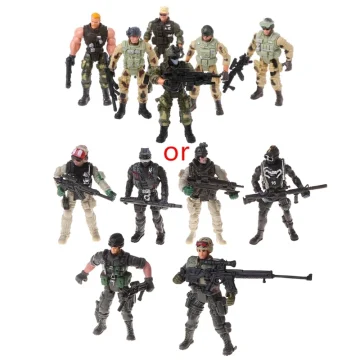 6-Piece Military Action Figure Set for Kids 2