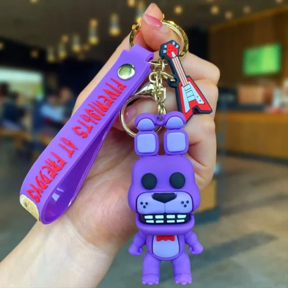 Five Nights At Freddy Silicone Keychain for Backpacks 5 | PricZone