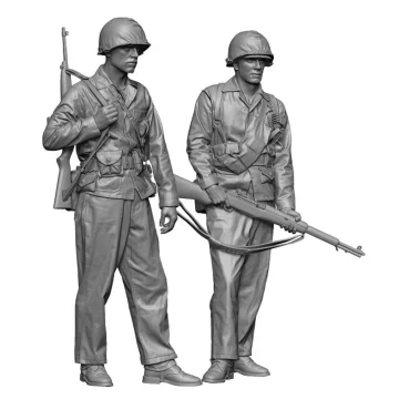 1/35 Scale USMC WWII Resin Soldier Model Kit Unpainted 2